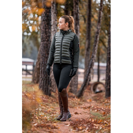 Ultra-lichte mouwloze paardrijbodywarmer B Vertigo Sia dames