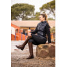 Ultra-lichte mouwloze paardrijbodywarmer B Vertigo Sia dames - Donker marineblauw