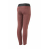 Paardrijlegging silicone Horze Leighton Junior met full grip en warme voering - Rood roan