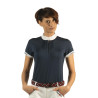 Polo Kavala dames met korte mouwen Flags & Cup - Marineblauw