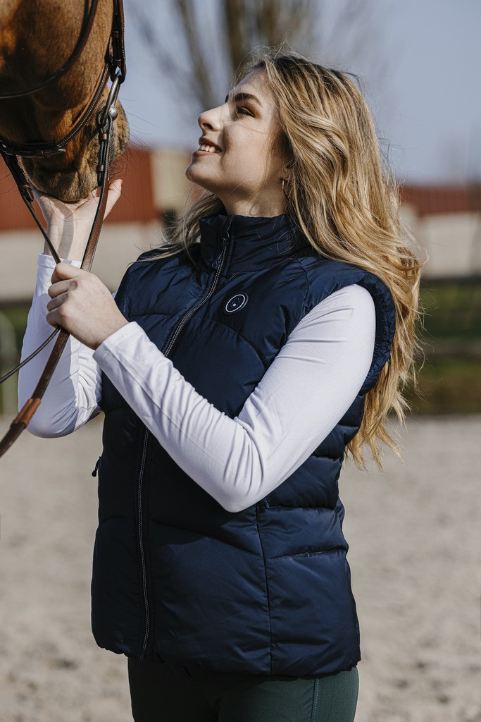 Mouwloze bodywarmer Equithème Lina dames