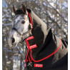 Halsstuk Horseware 250g voor deken Rambo Supreme 1680D - Zwart / rood