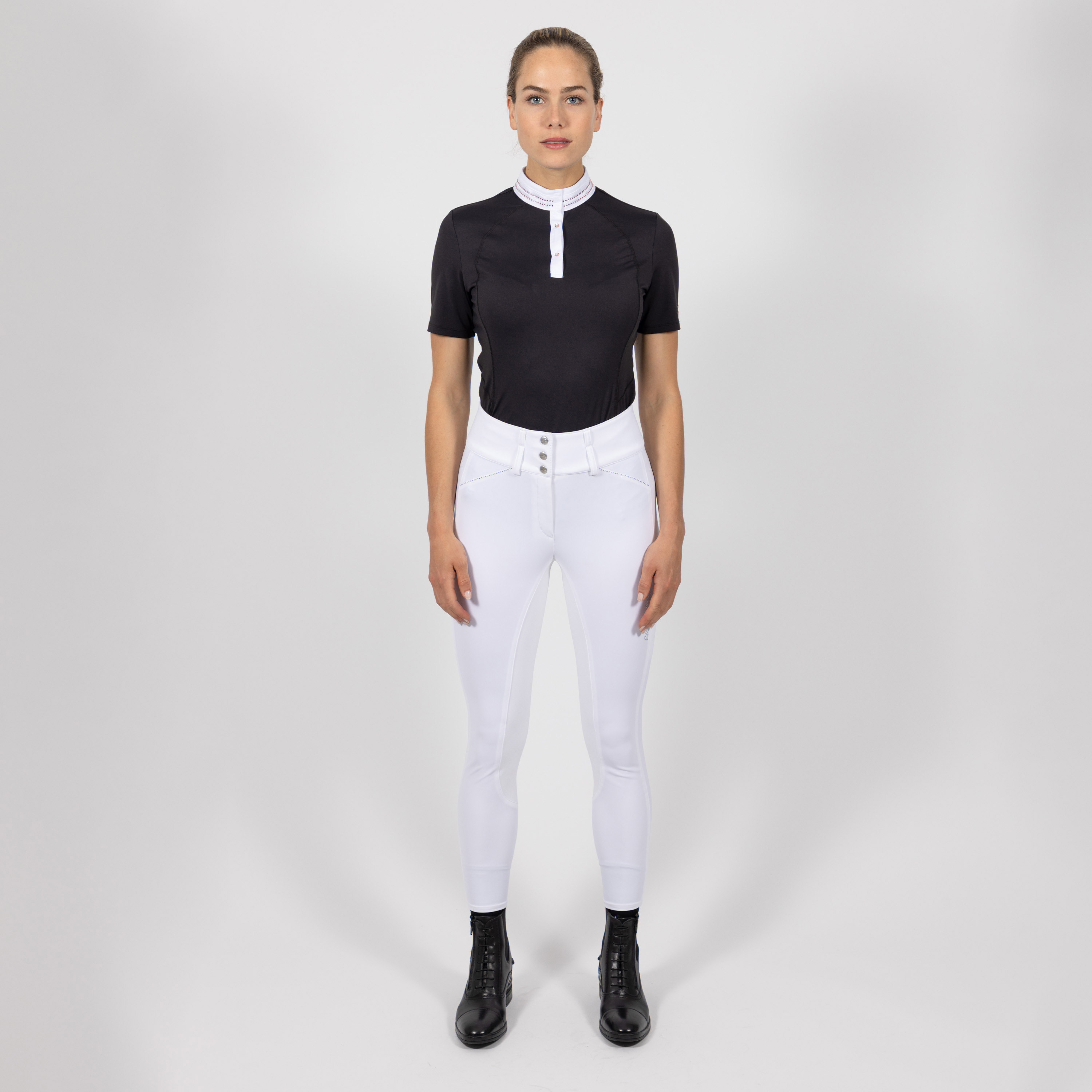 Wedstrijdpolo Euro-Star Estrella Zwart Wedstrijdpolo Euro-Star Estrella Zwart