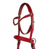 Bitloze hoofdstel Funny Horses 2 voor paarden HKM - Rood