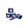 Polobandages Funny Horses Hearts HKM - Donkerblauw