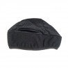 Fleece en netstof cap HKM - Zwart
