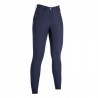 Broek Equine Sports Style met volledig siliconen zitvlak HKM - Donkerblauw