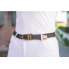 Elastische riem Rosegold Glamour Style HKM - Zwart