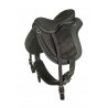 Shetland zadel zonder boom HKM - Zwart / zwart