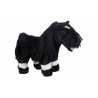 Knuffel HKM Cuddle Pony - Zwart