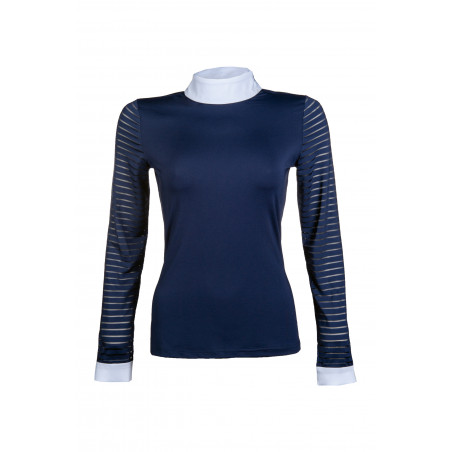 Wedstrijdpolo Monaco lange mouwen HKM