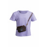 Sweat met korte mouwen Lola Bag HKM - Lavendel