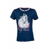 T-shirt Paardengeest HKM - Donkerblauw