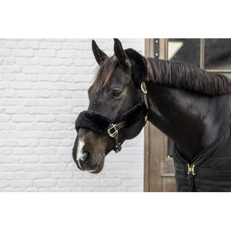 Schapenvacht hoes voor halster 4 stuks Kentucky