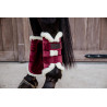 Gesloten peesbeschermers Velvet Contrast Kentucky - Bordeaux