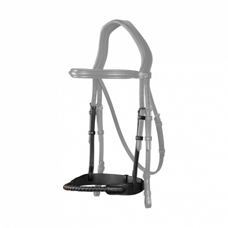 Neusriem van touw bekleed met leer New English Collection by Dy'on