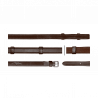 Rendas Hunter Grip met 7 remmen 5/8 (zonder stopper) Dy'on - Bruin