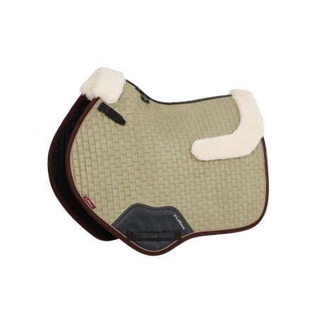 LeMieux Merino+ Suede Close Contact Vierkant Zadeldek