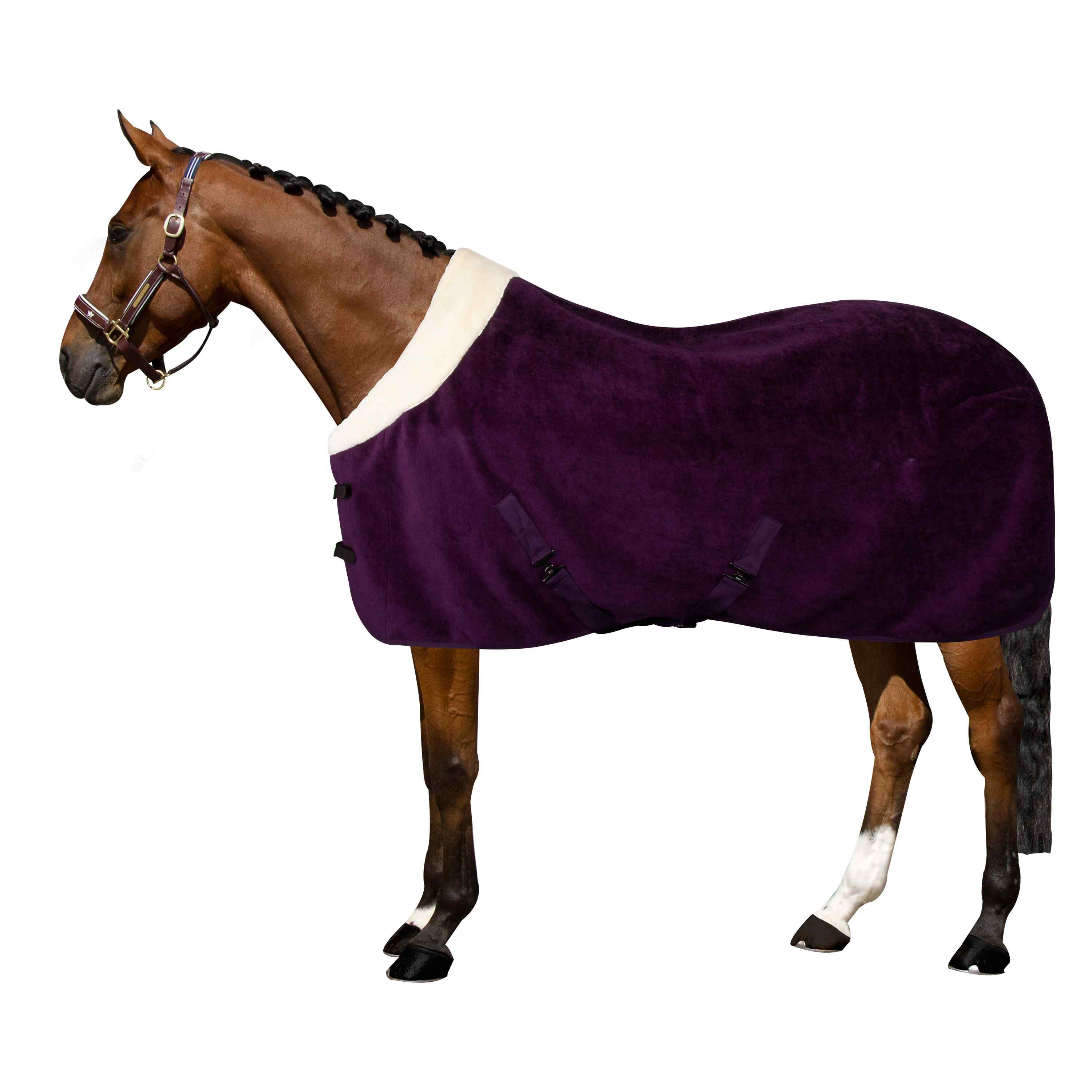 Imperial Riding Ambient Galaxy polar fleece deken Donkerpaars Bordeaux