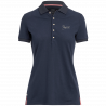 Polo Flags & Cup piqué dames Rosalia - Marine