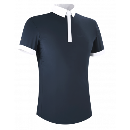 Wettkampf-Poloshirt Flags & Cup Herren Wako Kurzarm