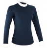 Wedstrijdpolo Flags & Cup Isla lange mouwen - Marine