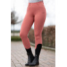 Legging HKM Rosewood full seat siliconen - Roest