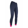 Broek HKM Kate full seat silicone - Donkerblauw