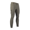 Herenbroek HKM Cargo siliconen kniestukken - Olijfgroen