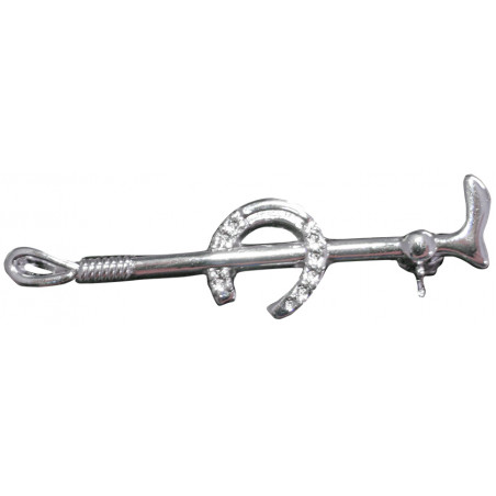 Zilveren dasspeld HKM Horseshoe