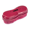 HKM Miracle Bristle borstel 17 x 7 x 5,5 cm - Bordeaux