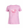 Kinder-T-shirt HKM I love horse riding - Roze