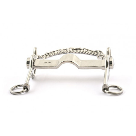 Mors Pelham Jump'In kantelbaar plat met kleine takken