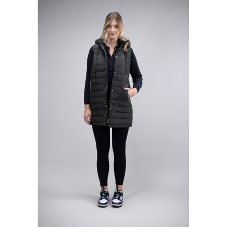 Mouwloze lange bodywarmer Harcour Boliva