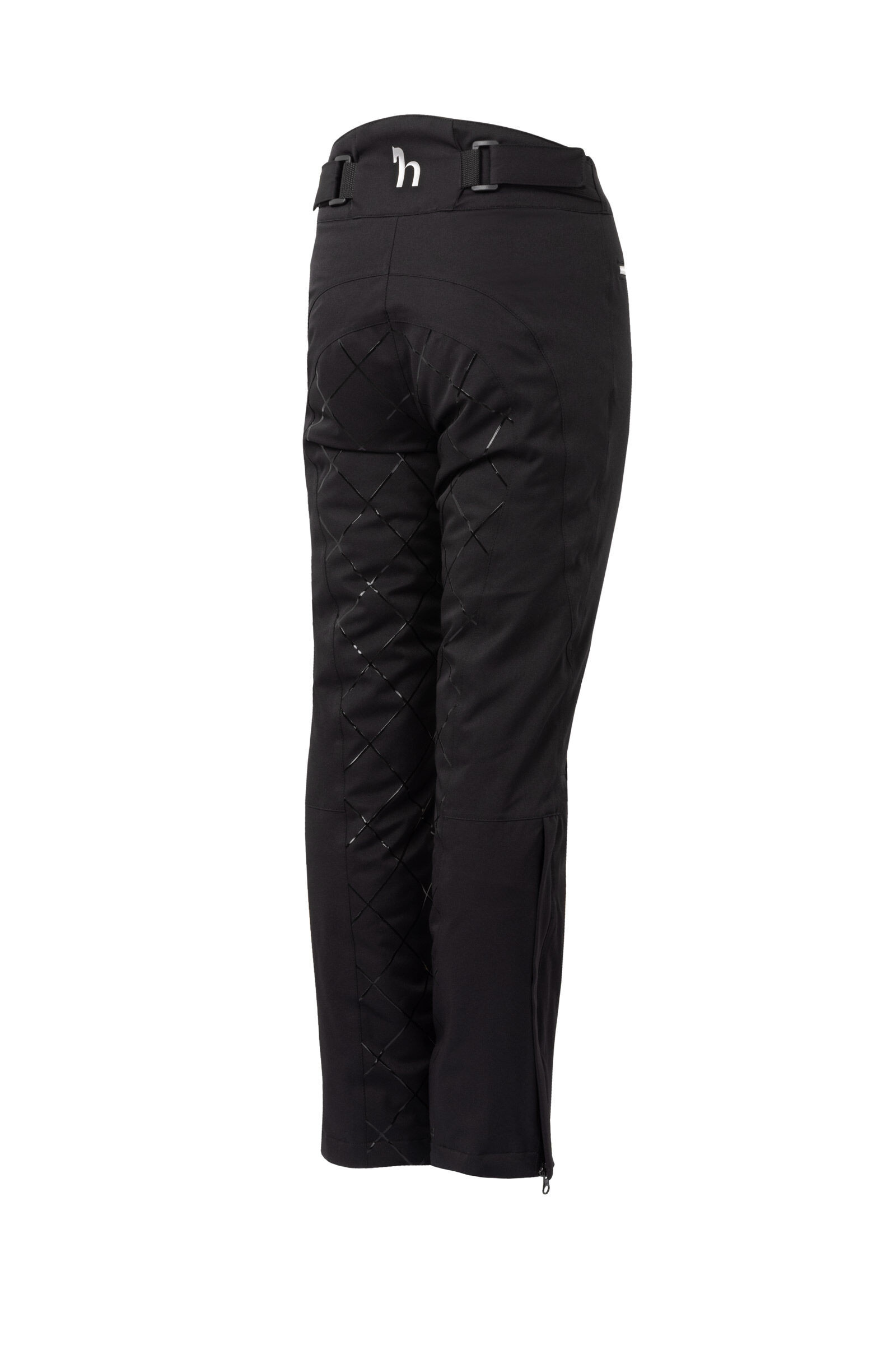 Gewatteerde siliconen rijbroek Adeline kinderen Horze Zwart Gewatteerde siliconen rijbroek Adeline kinderen Horze Zwart