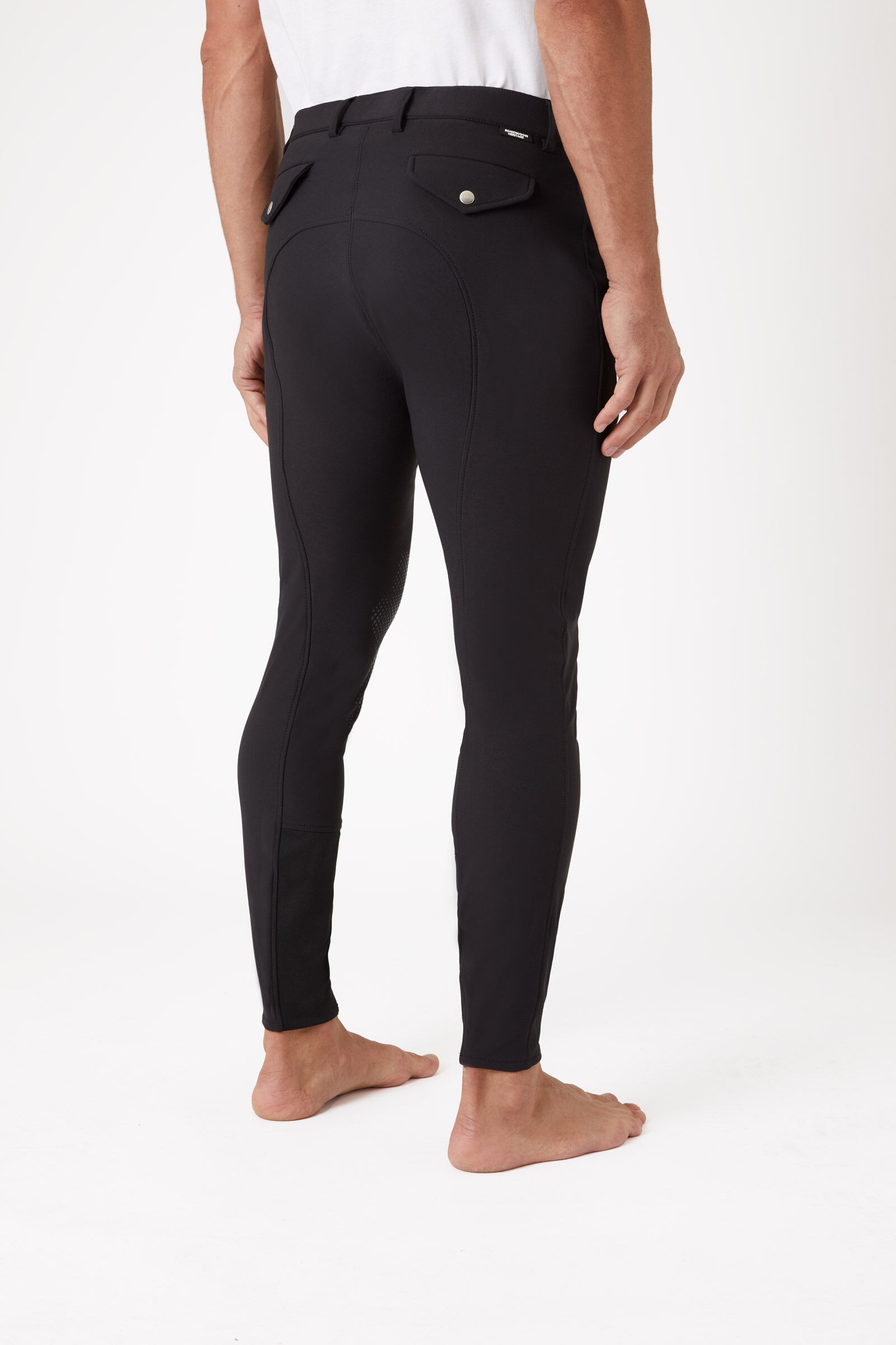 Siliconen rijbroek met kniestukken Horze Grand Prix heren Zwart Siliconen rijbroek met kniestukken Horze Grand Prix heren Zwart