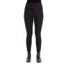 Euro-Star Athletic Luxe FullGrip rijbroek - Zwart