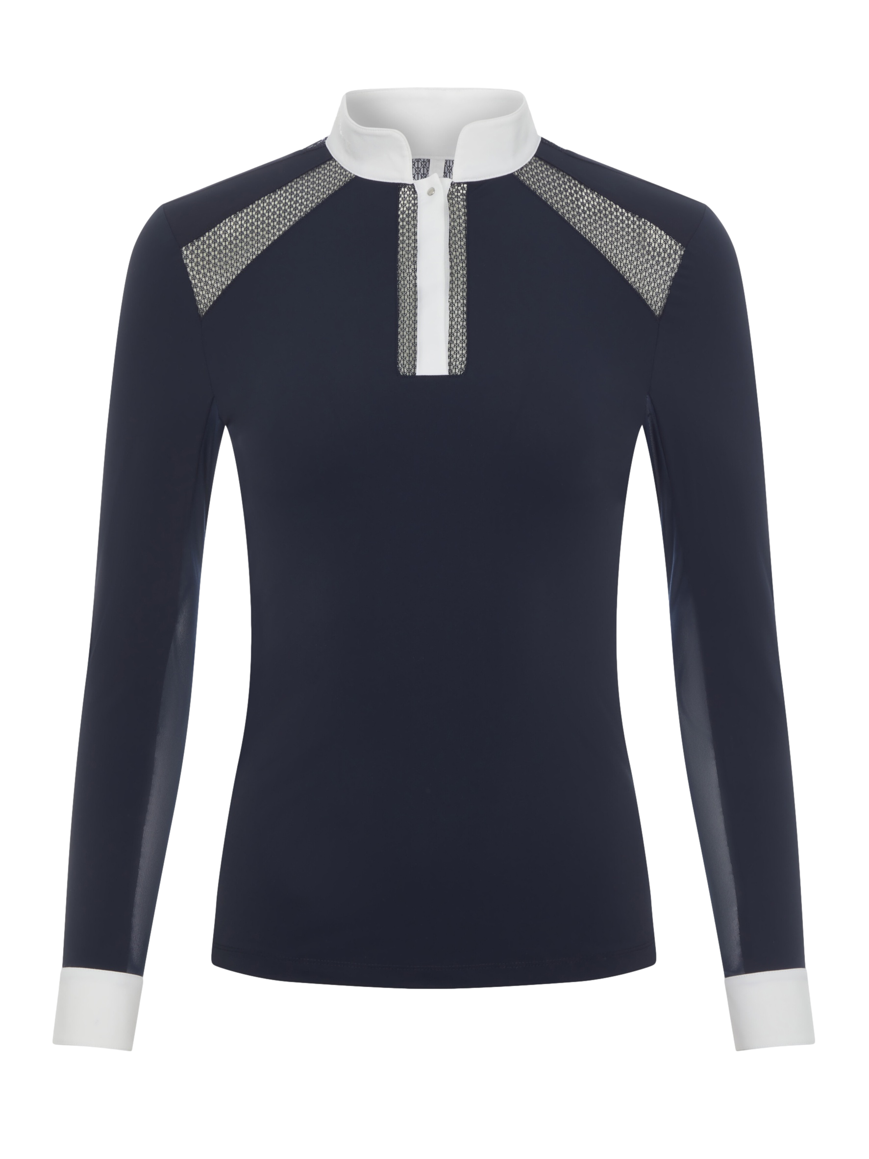 Wedstrijdshirt LeMieux Camille met lange mouwen Marine oud model Marineblauw Wedstrijdshirt LeMieux Camille met lange mouwen Marine oud model Marineblauw