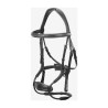 Bridon LeMieux Kudos anatomisch verstelbare neusriem - Zwart / zilver