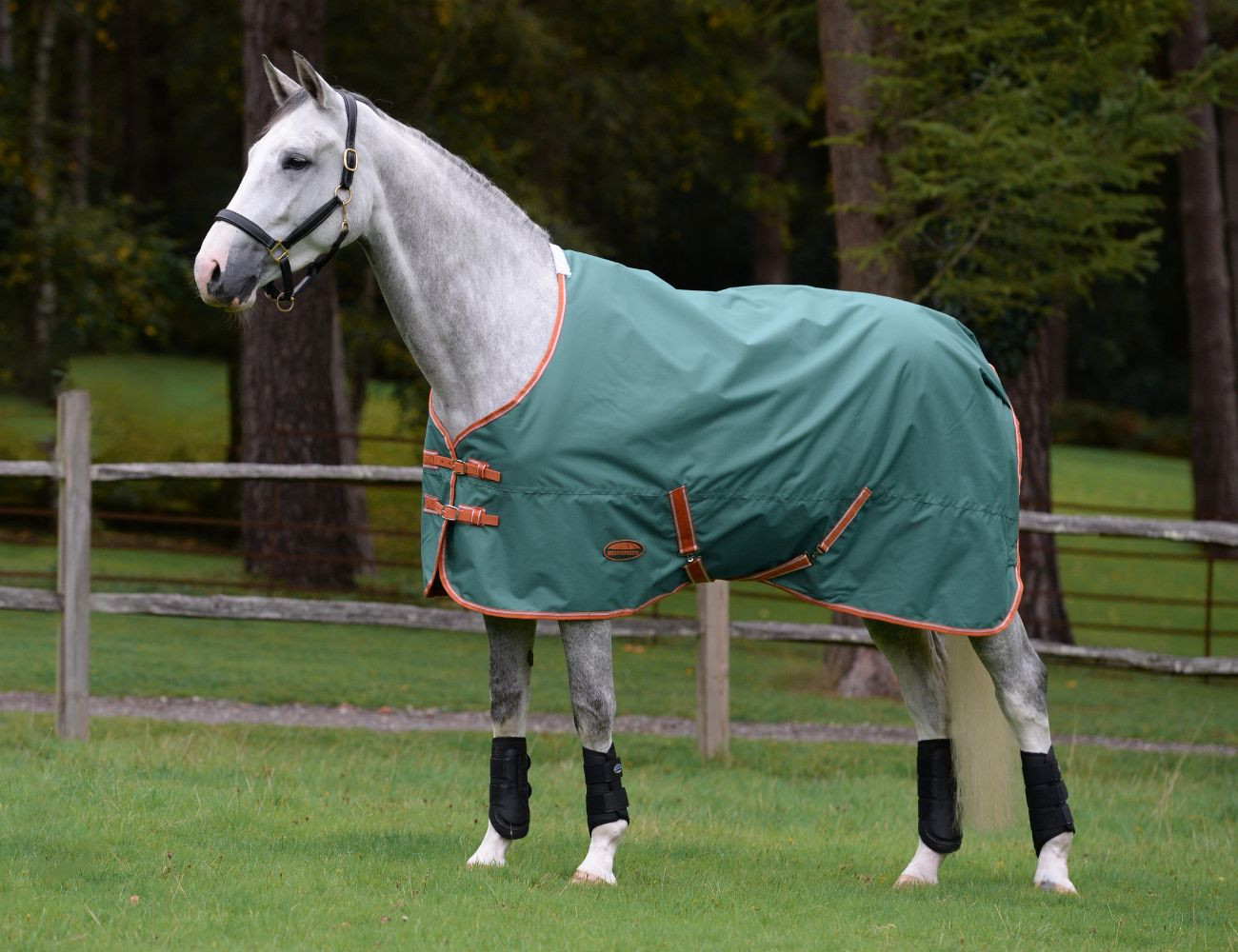 Buitendeken 200g Weatherbeeta ComFiTec Tyro Groen / gebrand oranje / wit