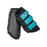 Eventing-beschermers Weatherbeeta voorbenen - Zwart / turquoise