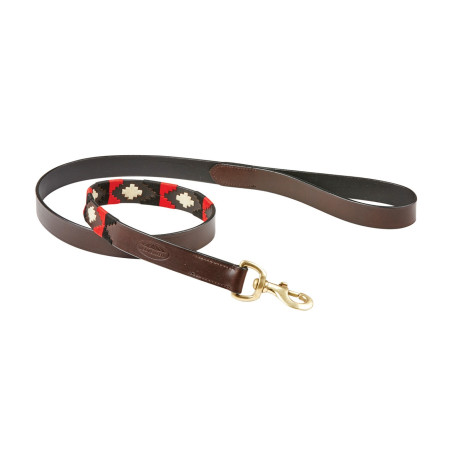 Weerbestendige leren hondenhalsband Polo