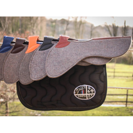 Jump'In schokdemper van vilt en leer