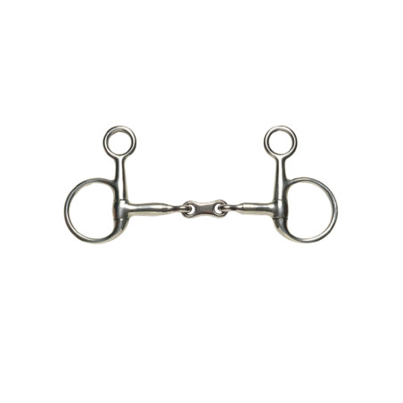 Mors bauché dubbele breuk Bit II Korsteel