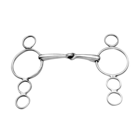 Hollandse stang met 3 ringen Korsteel