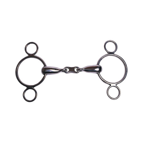 Dubbelgebroken Nederlandse trens 2 ringen Korsteel