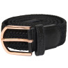 Elastische riem SONORA Flags & Cup - Zwart / roségoud