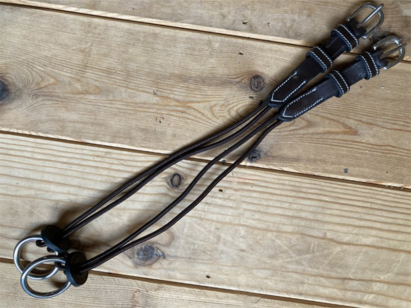 Bedragen van Jump'In Week stijgbeugelriemen Mahonie Bordeaux