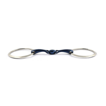 Bit Jump'In Blue Steel grote platte ringen dubbel gebroken