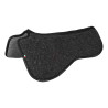 Dubbele memory foam gelpad met vilt Acavallo - Zwart